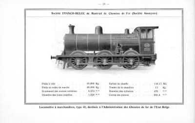 <b>Locomotive à marchandises, type 32</b><br>destinée à l'Administration des Chemins de fer de l'Etat Belge